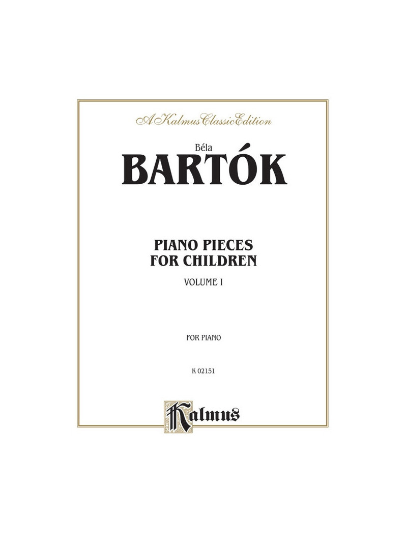Piano Pieces for Children, Volume 1