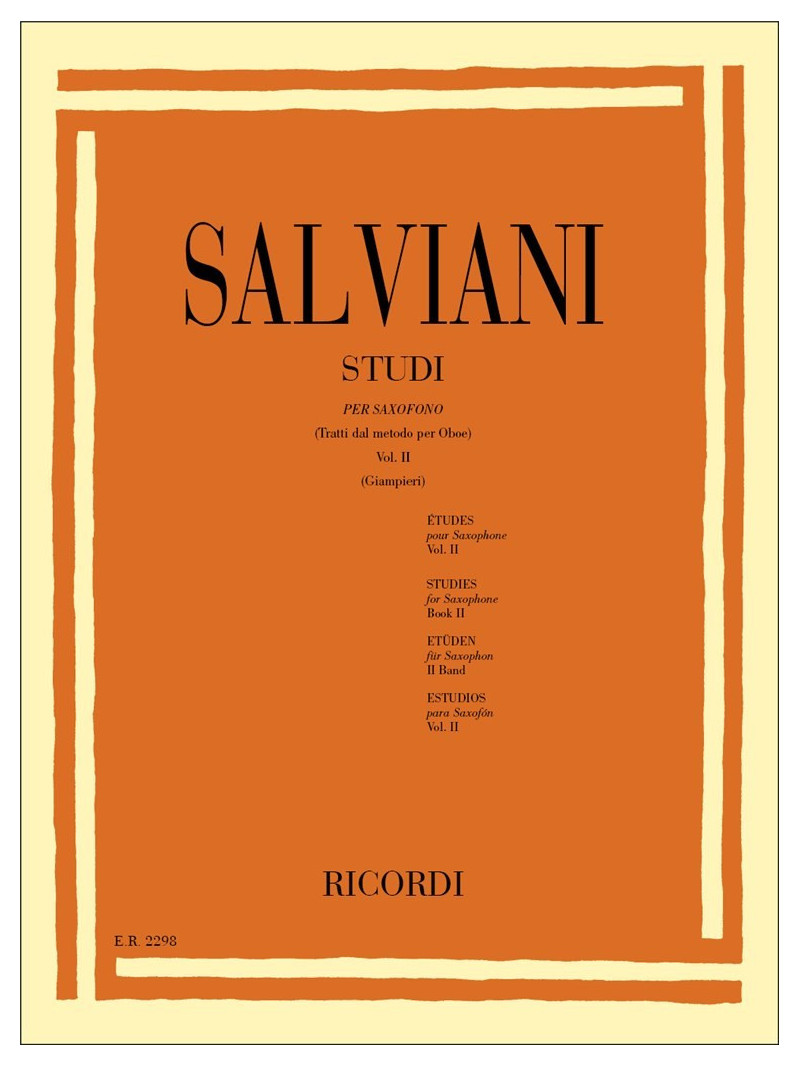 Studi per sassofono vol.II