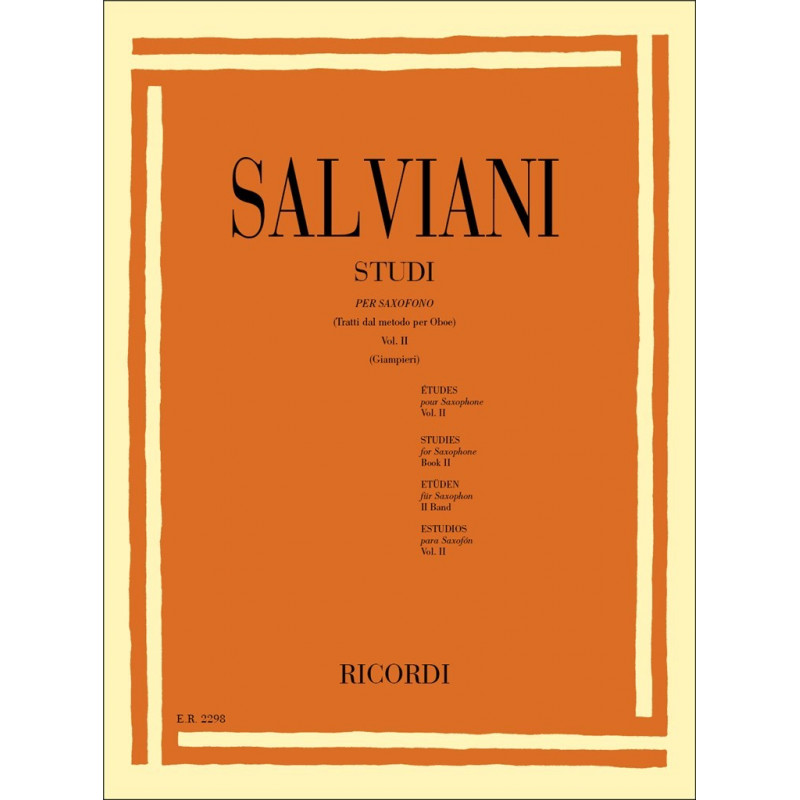 Studi per sassofono vol.II