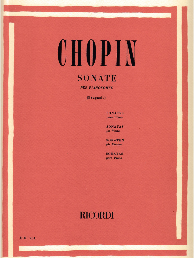 Chopin - Sonate (3) per Pianoforte