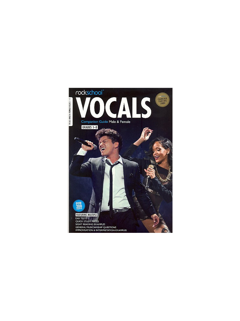 Rockschool Vocals Companion Guide Male & Female Grades 1-8