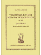Venticinque studi melodici progressivi op. 60 per chitarra