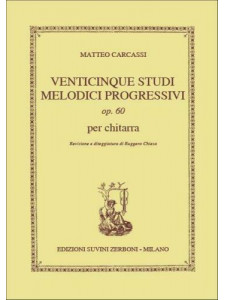 Venticinque studi melodici progressivi op. 60 per chitarra