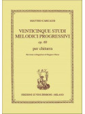 Venticinque studi melodici progressivi op. 60 per chitarra