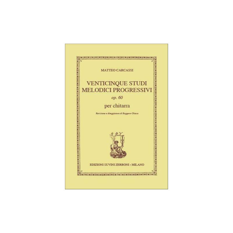 Venticinque studi melodici progressivi op. 60 per chitarra