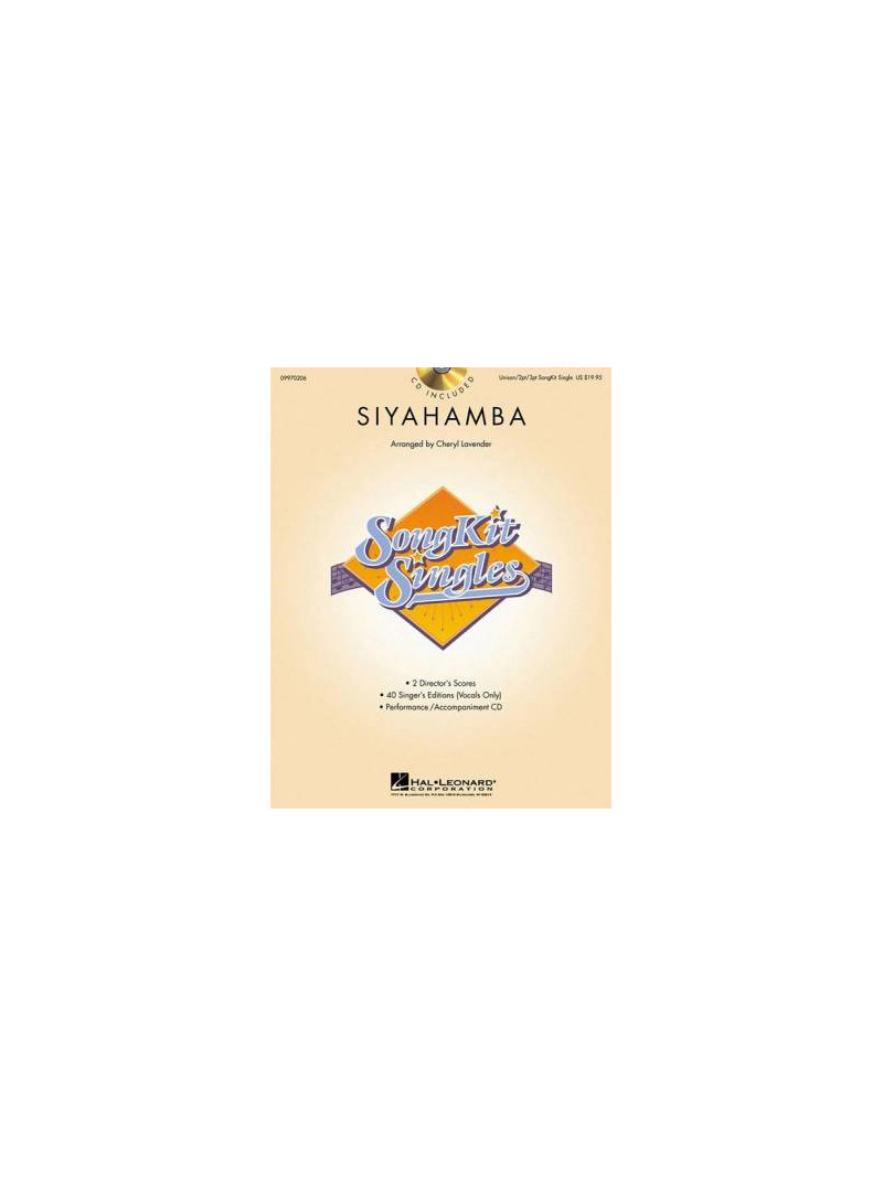 Siyahamba - SongKit Single (score /CD)