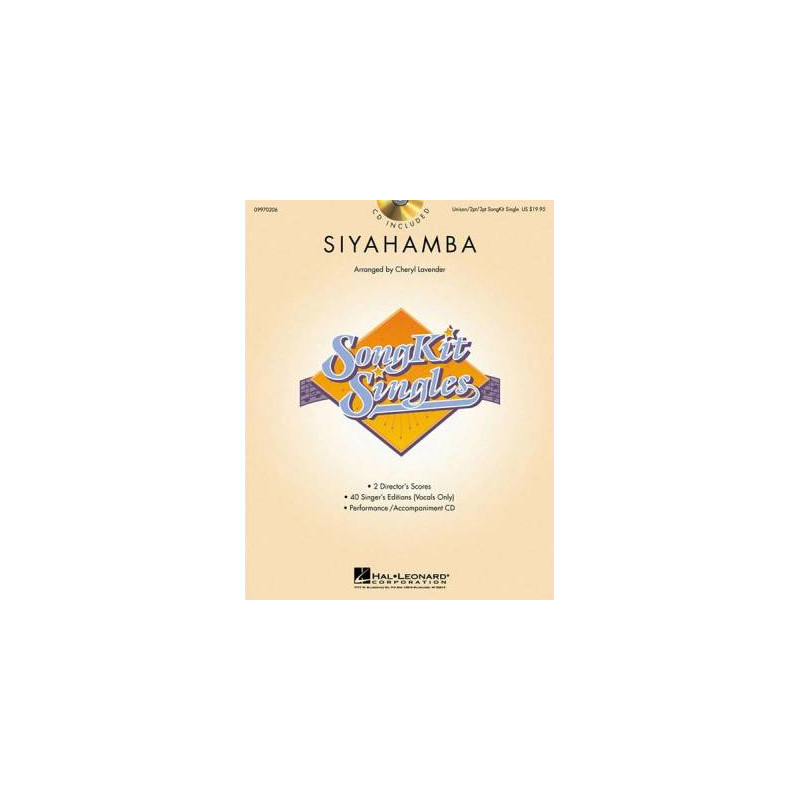 Siyahamba - SongKit Single (score /CD)