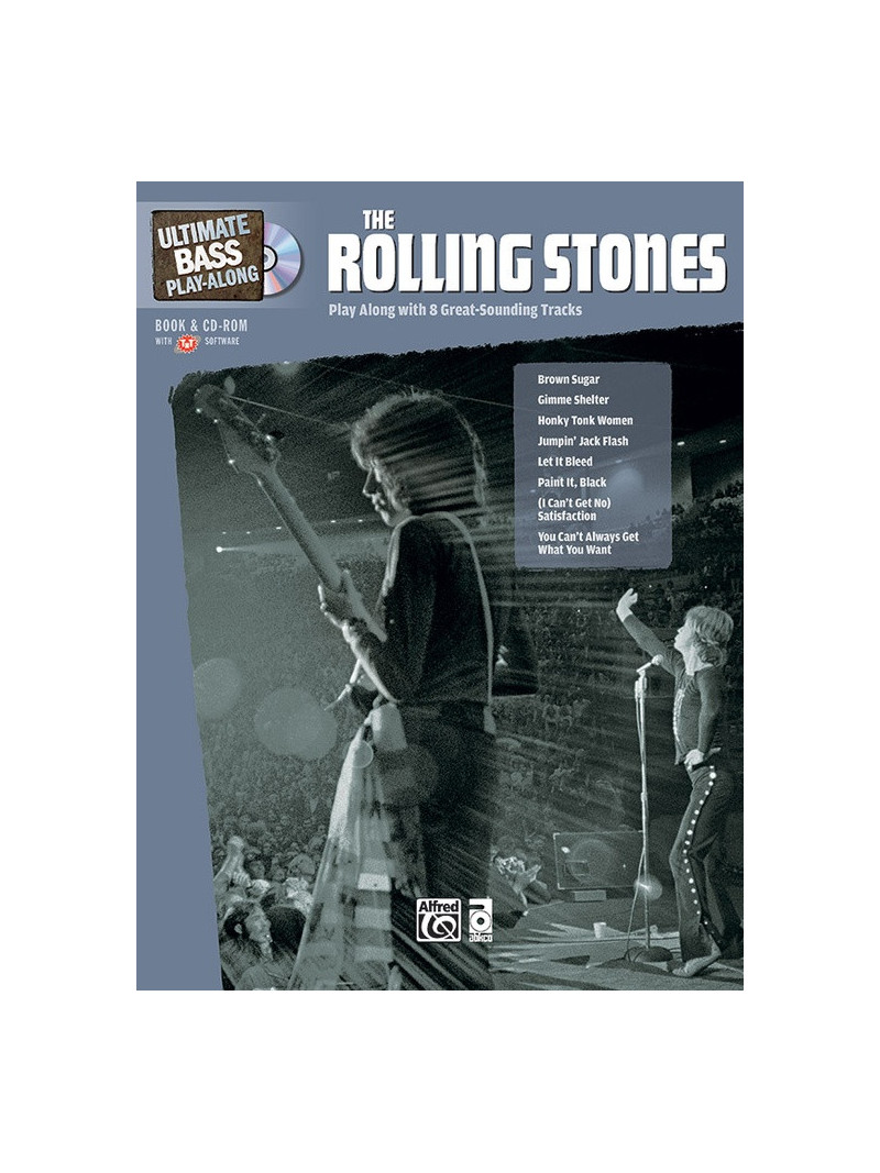 Ultimate Bass Play-Along: Rolling Stones (book/CD)