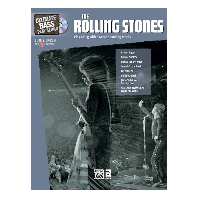Ultimate Bass Play-Along: Rolling Stones (book/CD)