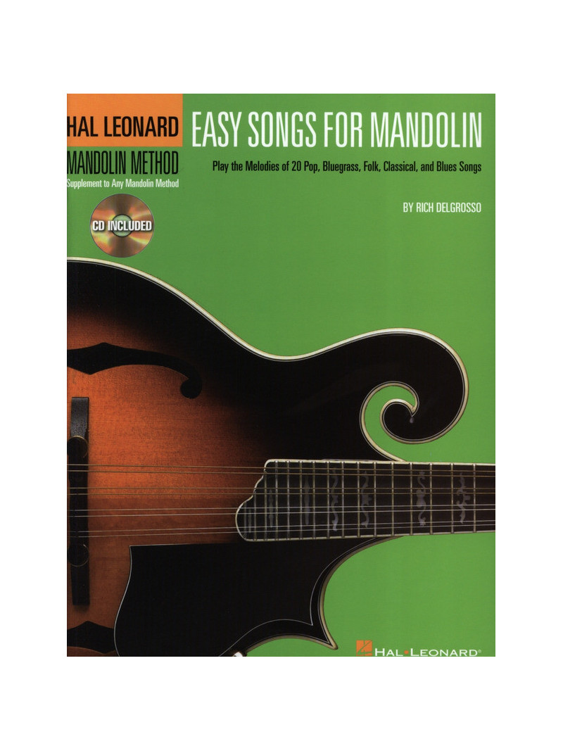 Hal Leonard  Easy Songs for Mandolin (libro/CD)