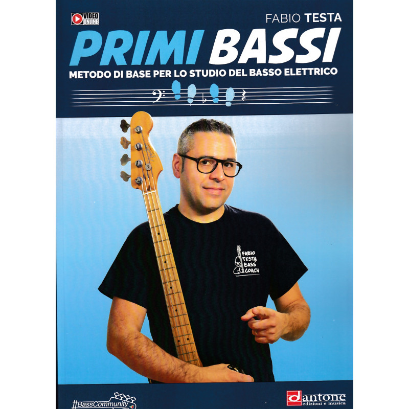 Primi passi - Metodo di base per lo studio del basso elettrico (libro/Video Online)