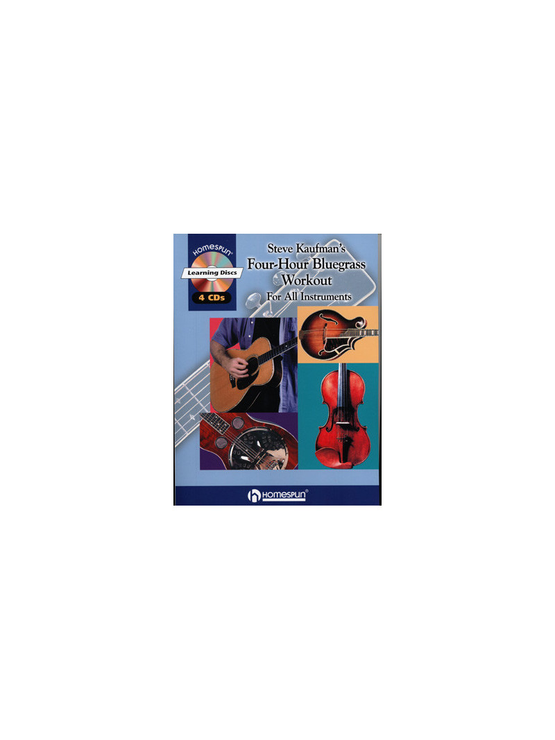 Four-Hour Bluegrass Workout  (libro/4 CDs)