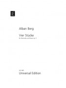 Alban Berg: 4 Pieces for clarinet and piano - op. 5
