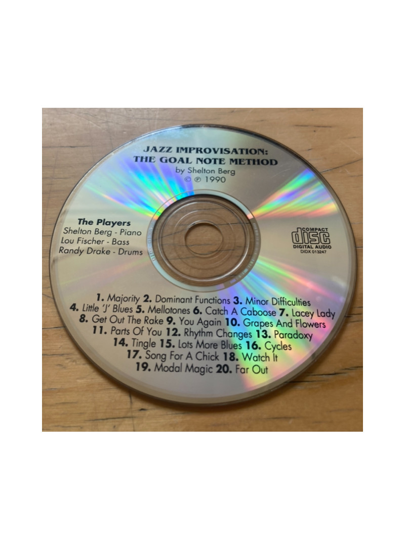 Jazz Improvisation: The Goal Note Method (CD Only)