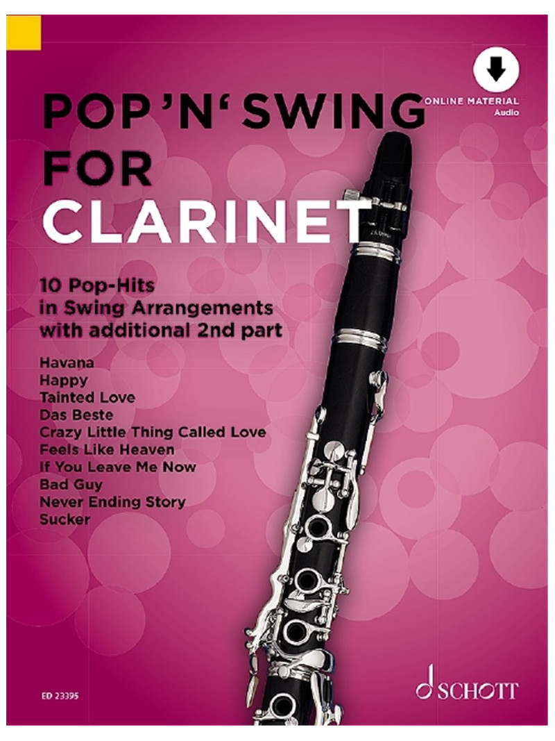Pop 'n' Swing For Clarinet (book/Audio Online)