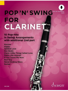 Pop 'n' Swing For Clarinet (libro/Audio Online)