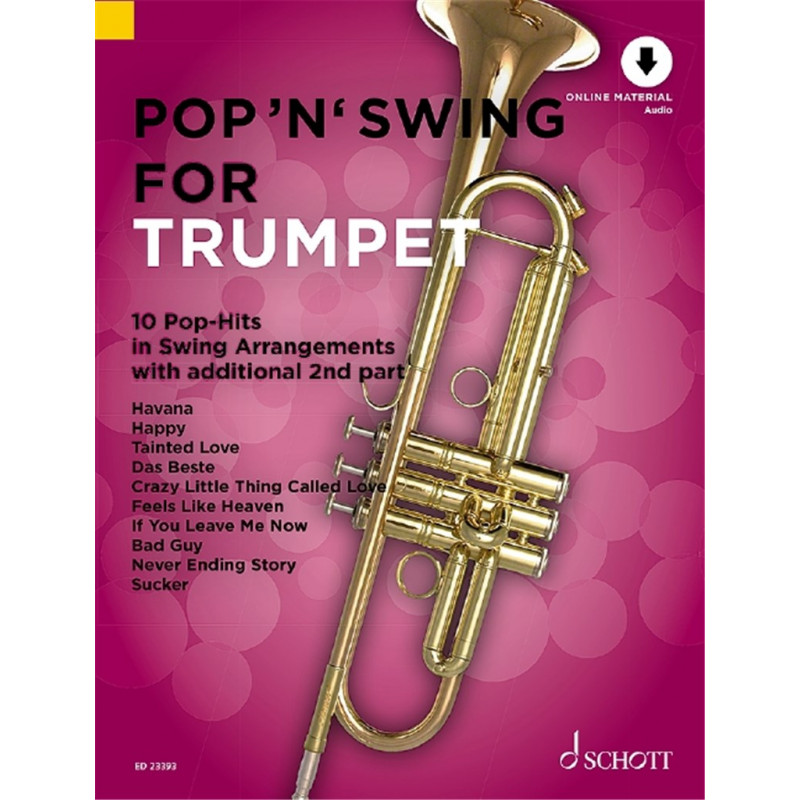 Pop 'n' Swing For Trumpet (book/Audio Online)