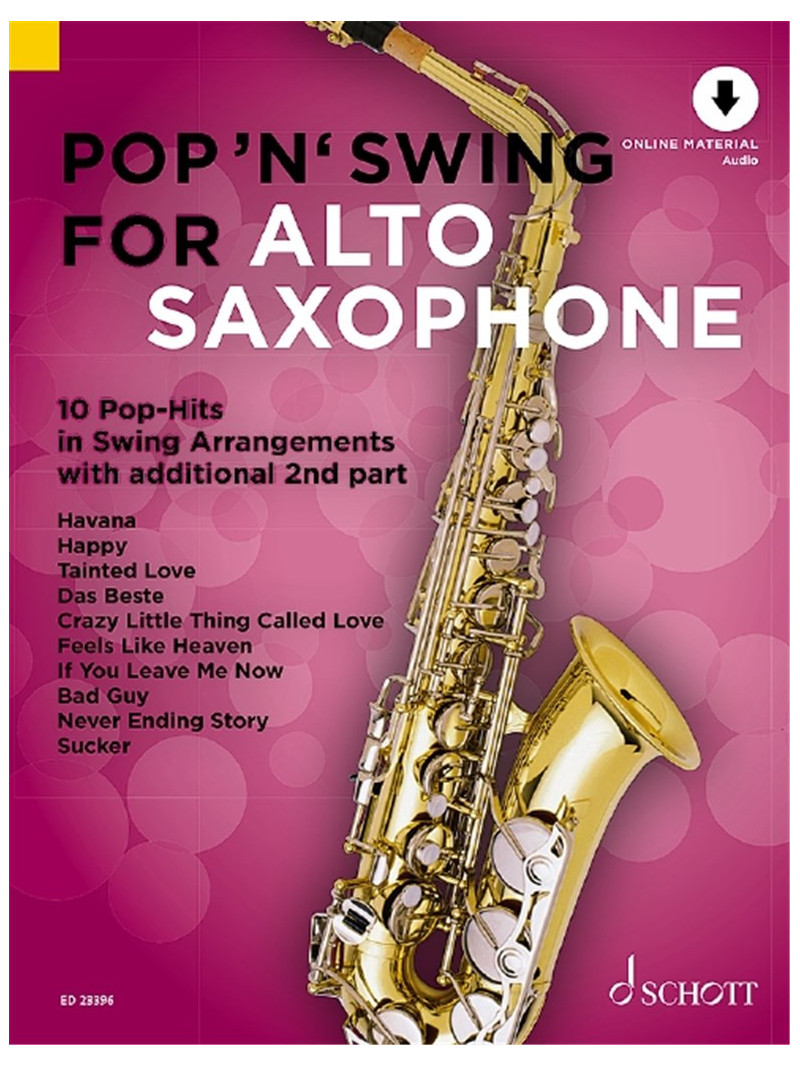 Pop 'n' Swing For Alto Saxophone (book/Audio Online)