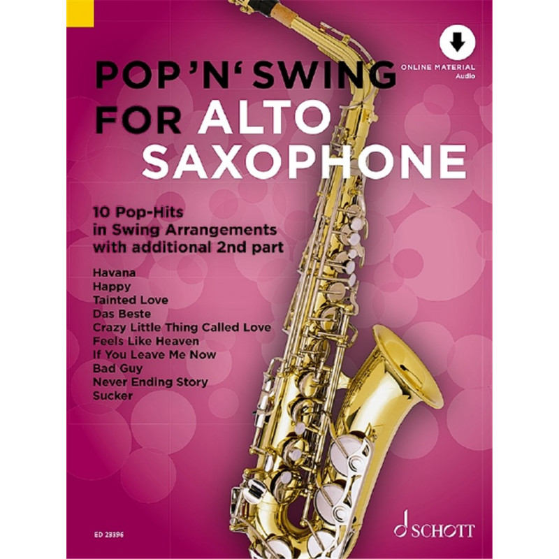 Pop 'n' Swing For Alto Saxophone (book/Audio Online)