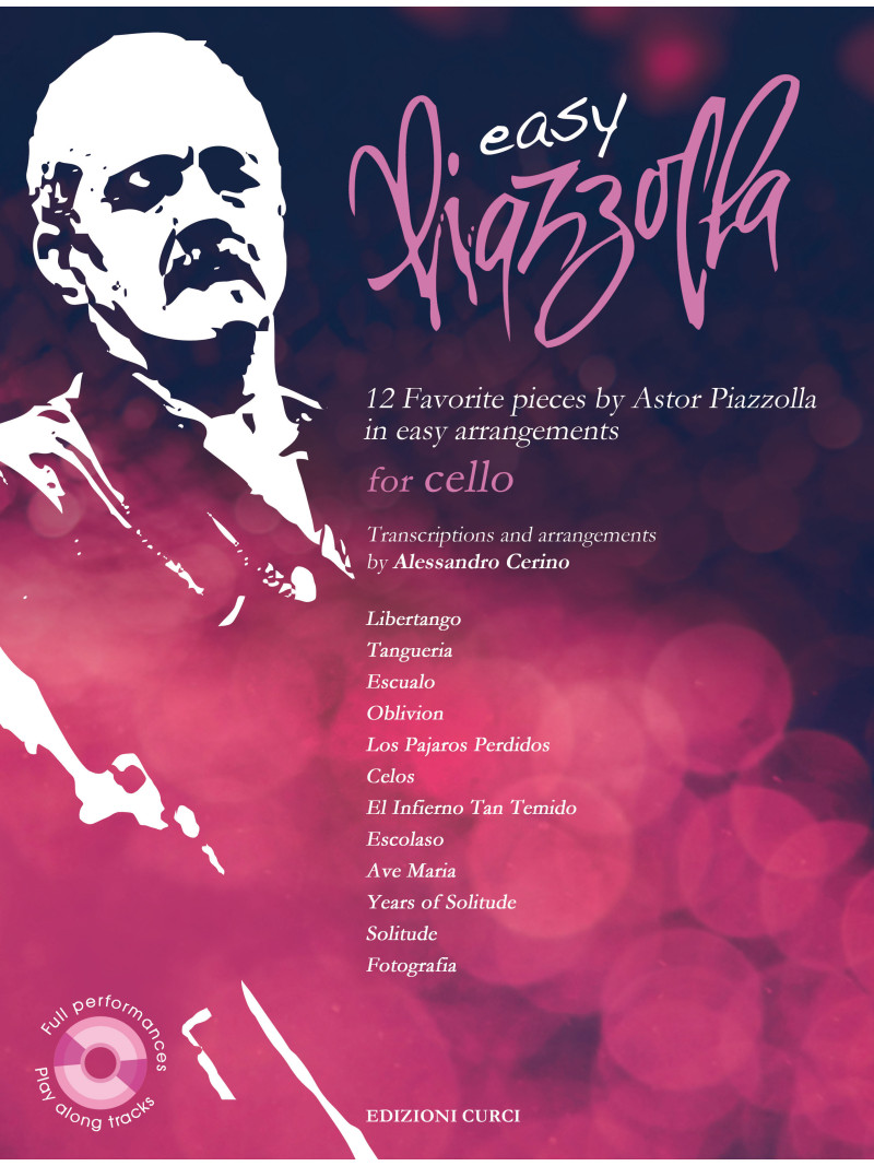 Easy Piazzolla - For Cello  (libro/CD MP3)