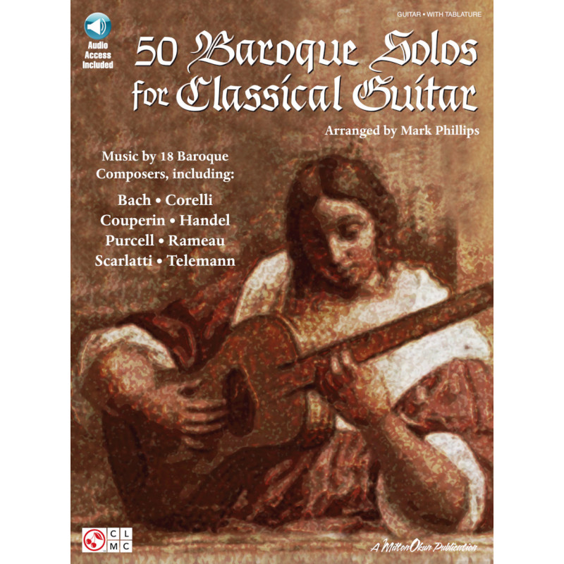 50 Baroque Solos For Classical Guitar (libro/CD)