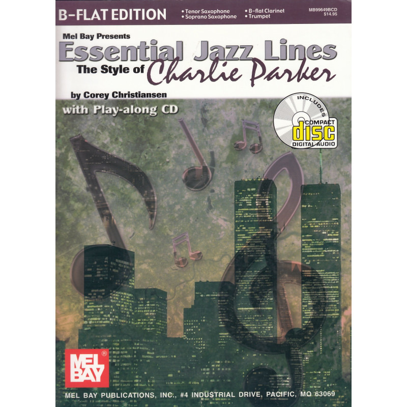 Essential Jazz Lines in the Style of Charlie Parker - Bb (book/CD play-along)