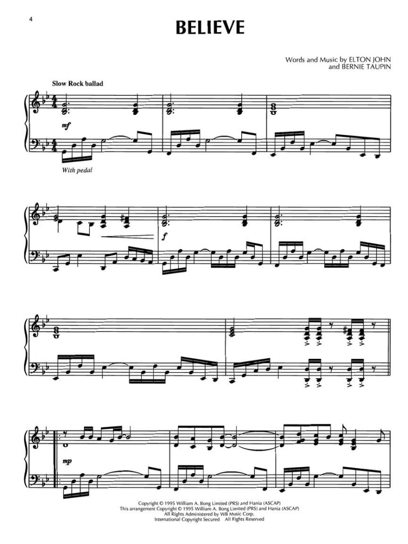The Elton John Piano Solo Collection