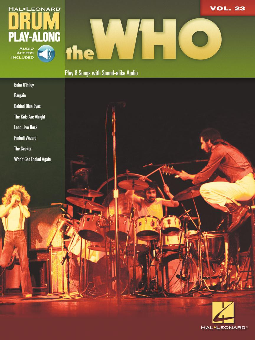 The Who: Drum Play-Along Volume 23 (libro/Audio Online)