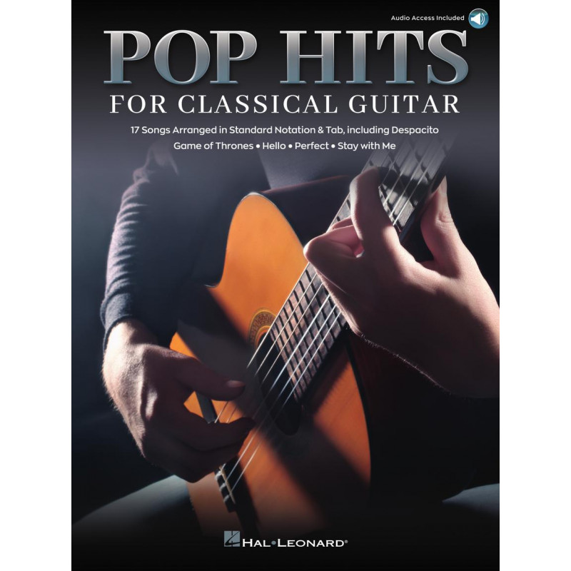 Pop Hits for Classical Guitar (book/Audio Online)
