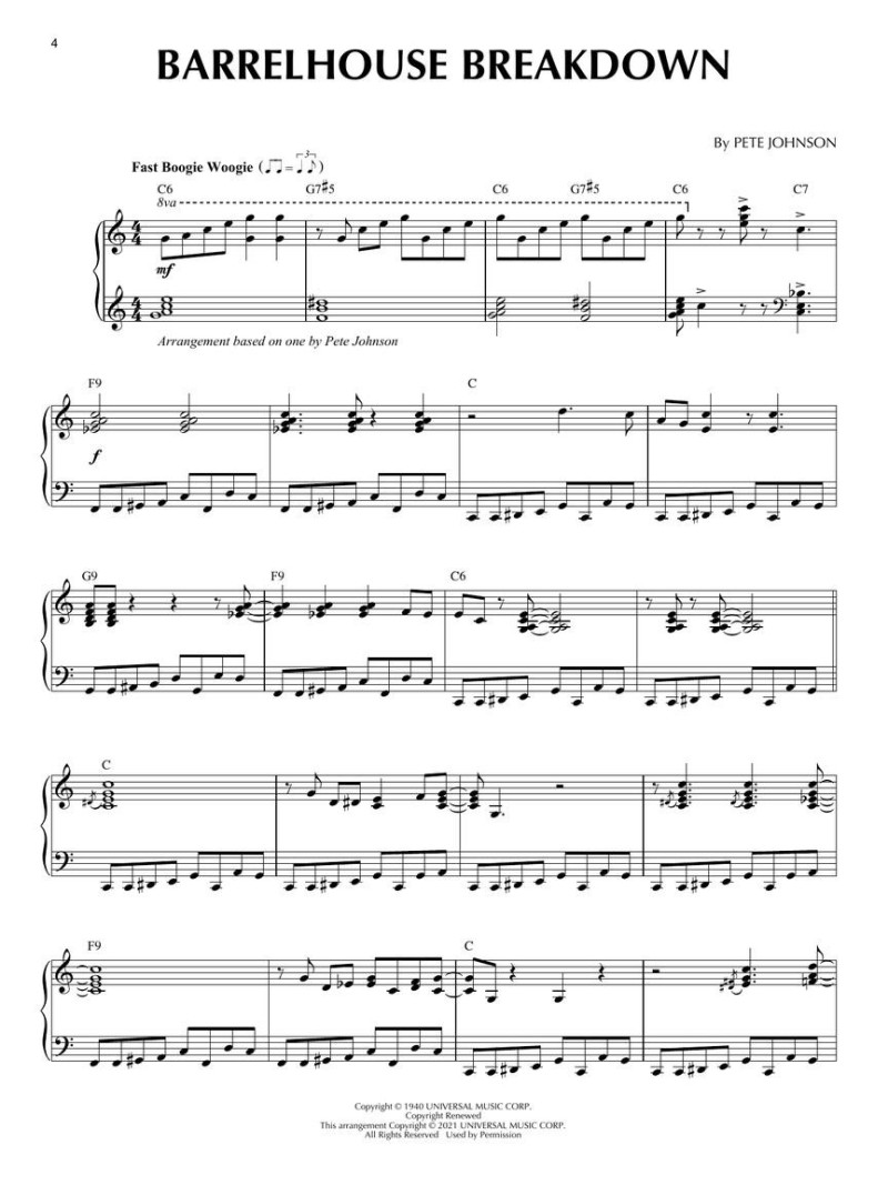 Boogie Woogie: Jazz Piano Solos