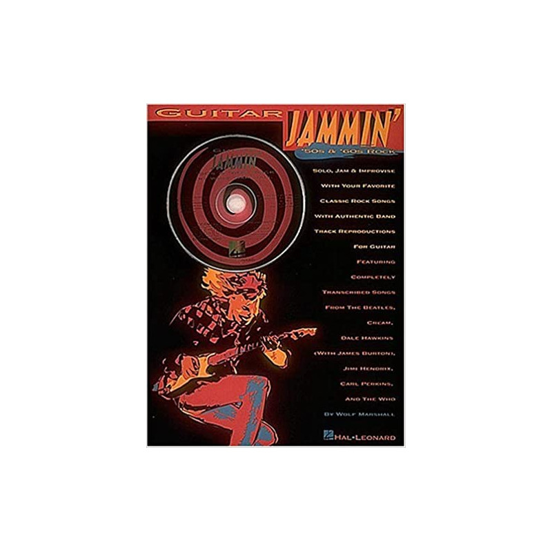 '50s & '60s Rock Guitar Jammin' (book/CD play-along)