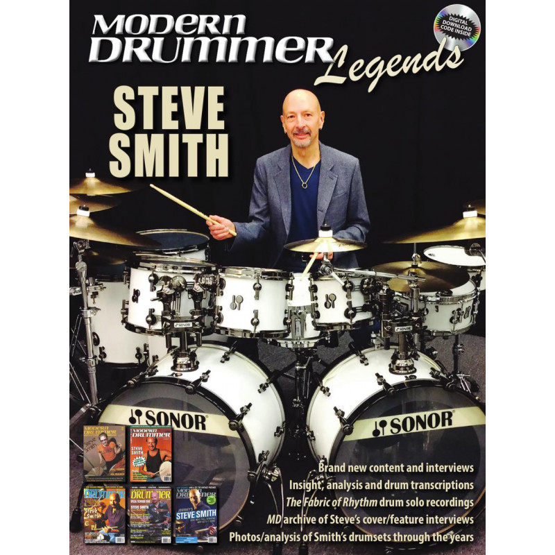 Modern Drummer Legends: Steve Smith (book/Audio Online)