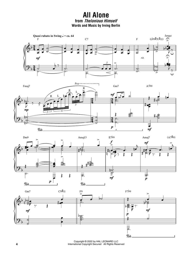 Thelonious Monk - Omnibook for Piano