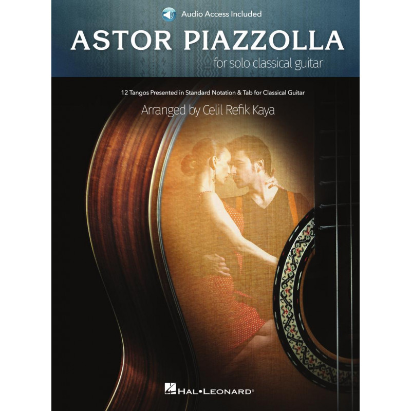 Astor Piazzolla for Solo Classical Guitar (libro/Audio Online)