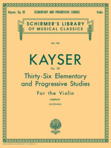 36 Elementary & Progressive Studies, Op. 20 (Violin)