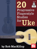 20 Progressive Fingerstyle Studies for Uke (libro/Online Audio)