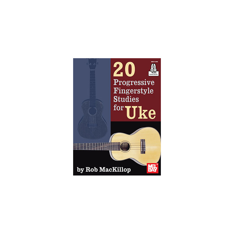 20 Progressive Fingerstyle Studies for Uke (libro/Online Audio)