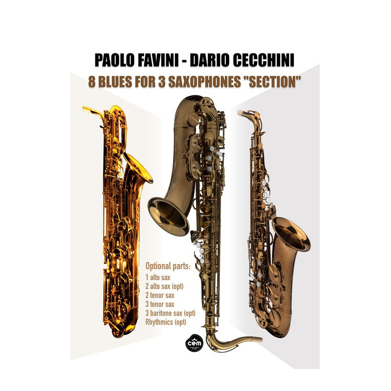 8 Blues for 3 Saxophones “Section”