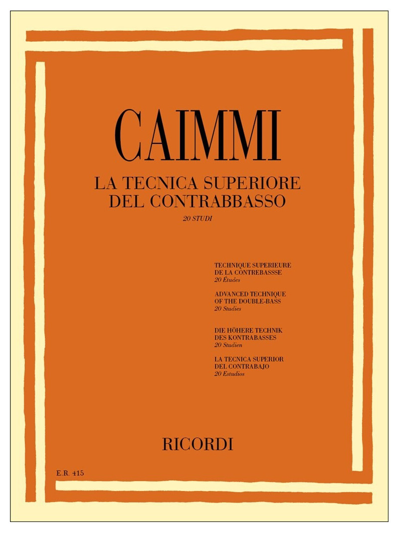 La Tecnica Superiore Del Contrabbasso