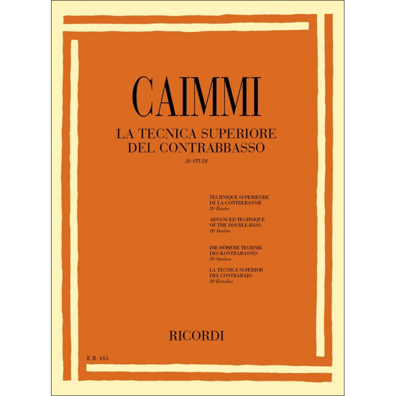 La Tecnica Superiore Del Contrabbasso