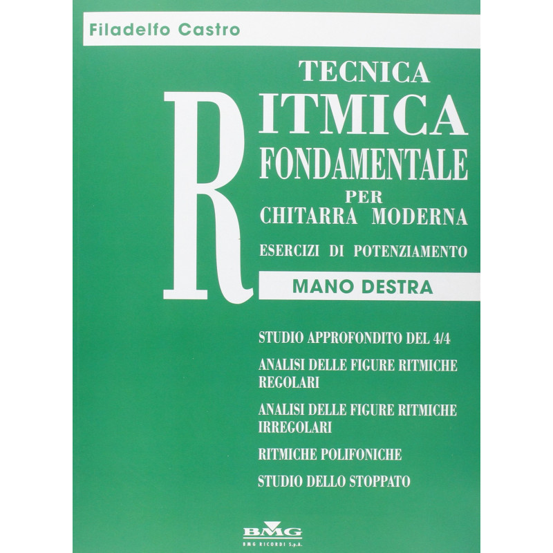 Tecnica ritmica per chitarra moderna-potenziamento della mano destra