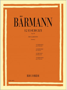 12 Esercizi per clarinetto -  Op. 30