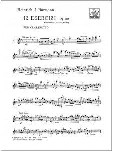 12 Studi per clarinetto - Op. 30