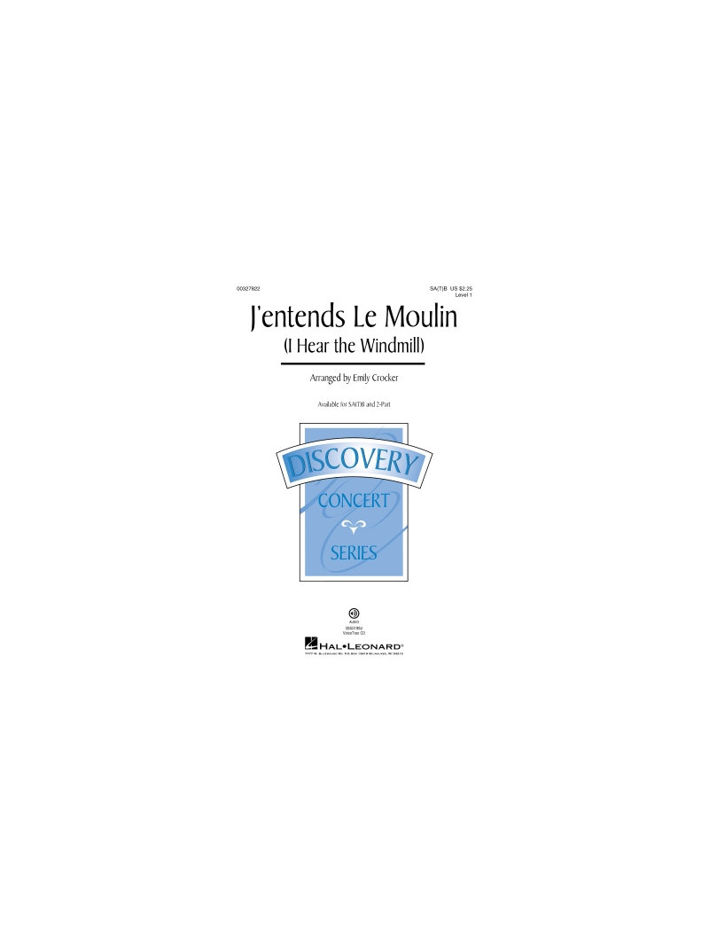 J'Entends Le Moulin (Choral Two-Part)