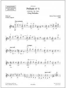 Heitor Villa-Lobos - Prelude n° 5