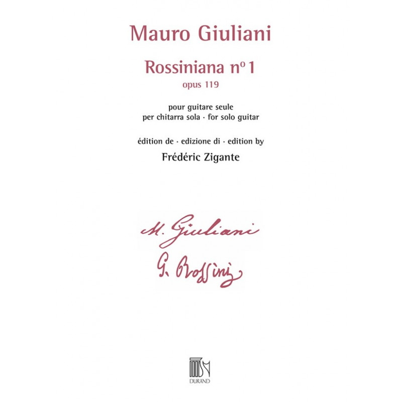 Mauro Giuliani - Rossiniana n° 1 (Opus 119)