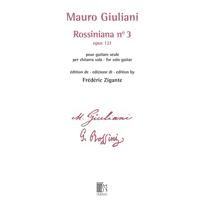 Mauro Giuliani - Rossiniana n° 3 (Opus 121)