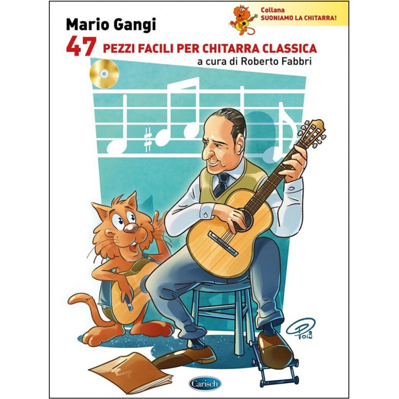 47 pezzi facili per chitarra classica (libro/CD)