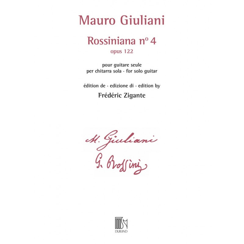 Mauro Giuliani - Rossiniana n° 1 (Opus 122)