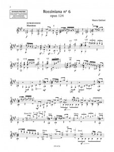 Mauro Giuliani - Rossiniana n° 6 (Opus 124)